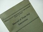 Vintage 1935 Us Department Of The Interior Bureau Of Mines First Aid Book