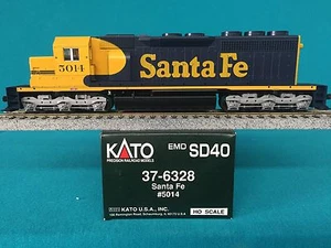 Locomotora 37-6328 Kato SD40 Santa Fe #5014 DCC lista escala HO ATSF nueva - Imagen 1 de 1