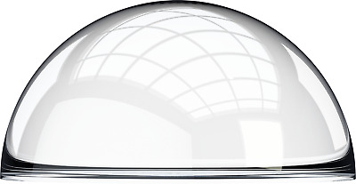1-1/8  Diameter - Clear Solid Acrylic Half-Sphere, 10 Pack • 15.70£