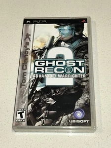 Ghost Recon Advanced Warfighter 2 (2007) PSP Etiqueta Negra Manual Completo - En Caja Original - Imagen 1 de 2