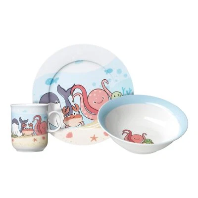 Ritzenhoff & Breker UNTERWASSERWELT Kindergeschirr Set 3-teilig Kinderset - Bild 1 von 4