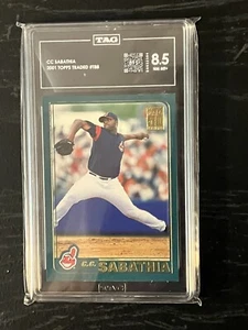 2001 Topps Traded #T88 CC Sabathia TAG 8.5 NM-MT+ (895) - Picture 1 of 2