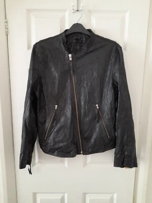 BLK DNM Black Women Leather Jacket Size L  - Image 1 of 4