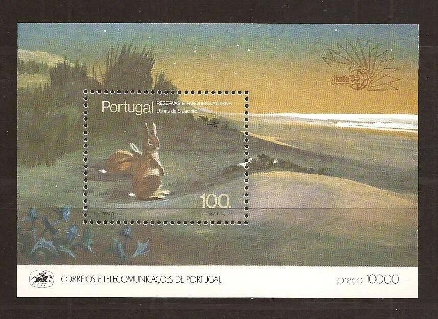 [80] Portugal, 1985, Bloque MNH** Naturaleza, Vida Silvestre, Paisaje Foto 1 de 1
