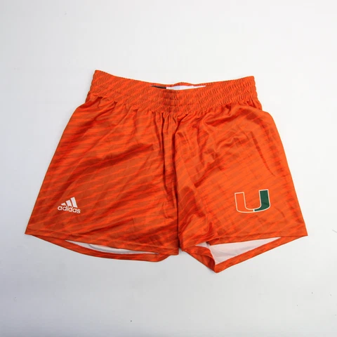 Miami Hurricanes adidas Athletic Shorts Women's Orange New Cover