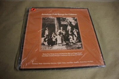 Peter & Peggy Seeger ‎American Folk Songs for Children sealed set Vinyl LP - Image 1 of 4