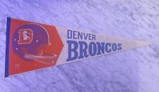 NFL Denver Broncos Vintage Circa 1970's Football Pennant 28.5 x 12"