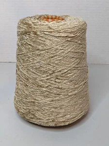 Silk City Fibers Rayon Kone Garn Chenille Luxus 1300 YPP Kone Biskuit 1 Pfund 7,8 Unzen - Bild 1 von 4