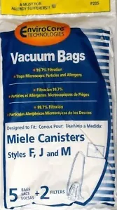 5 Miele FJM Vacuum Bags and 2 Filters - Picture 1 of 1