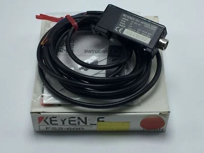 KEYENCE CORP FS2-60P FIBER PHOTOELECTRIC SENSOR 12-24VDC  - Image 1 of 4