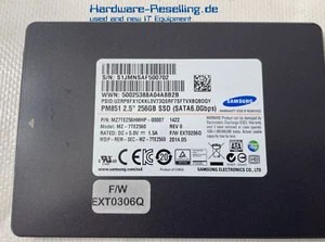 Samsung PM851 256GB 2,5 " SATA III 6G MZ-7TE2560 MZ7TE256HMHP-00007 - Afbeelding 1 van 1