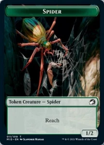Clue (16) / Spider (011) Token x1 1x FOIL Innistrad: Midnight Hunt NM MTG - Picture 1 of 2