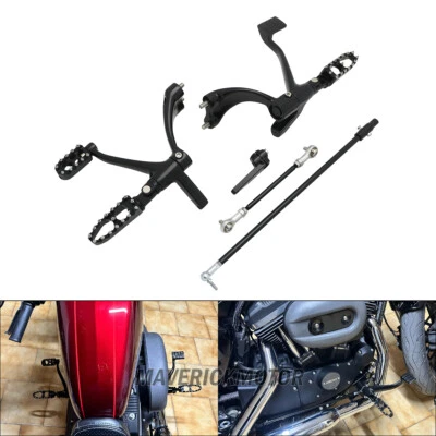 Forward Controls Foot Pegs For Sportster 1200 Custom Roadster SuperLow 883 14-22 - Image 1 of 4