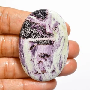 77.00 Cts Natural Turkish Kammererite Loose Gemstone Oval Cabochon 47X31X5 mm - Picture 1 of 6