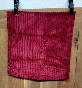 16 X 16 Burgundy Corduroy Cushion Cover Pillow Case Home Decor - Picture 1 of 4