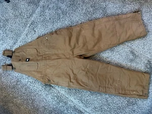 Polar King USA made Youth Bib Overalls Coveralls Insulated, GREAT CONDITION Med - Picture 1 of 4