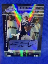 2006 Playoff Absolute Memorabilia Spectrum Deion Branch Auto /100 #96 Patriots