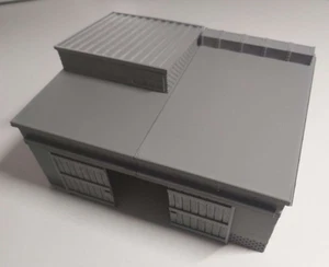 Lagergebäude Werkstatt Wargaming Industriegebäude 28 mm Urban Lockup - Bild 1 von 10