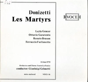 DONIZETTI Les Martyrs GENCER GARAVENTA BRUSON Voce 3LP Box 1978 LIVE Venice NM - Imagen 1 de 2
