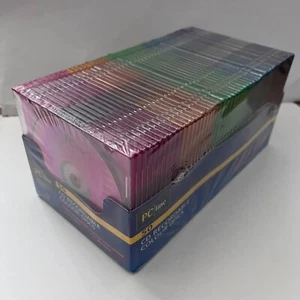 PC Line 50 Recordable Colour Discs 80 Min 700mb 1x - 24x Speed Brand New Sealed - Picture 1 of 6