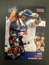 Minnesota Twins JAKE CAVE autographed 2022 Choice St. Paul Saints