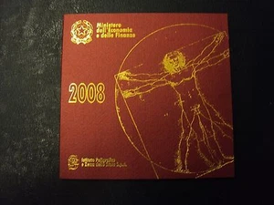 ITALIA REPUBBLICA 2008 DIVISIONALE SERIE ZECCA 8 MONETE IN EURO FDC - Picture 1 of 2