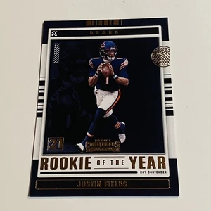 2021 Panini Contenders - Rookie of the Year - Justin Fields - Football Card - Picture 1 of 2