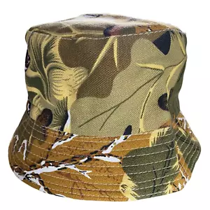 Boys Bucket Sun Hat Cotton Holiday Beach Bucket Bush Yacht Print Summer Cap - Picture 1 of 5