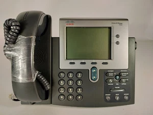 Cisco Business Office Phone CP-7942G Unified IP VoIP Display POE - Picture 1 of 5