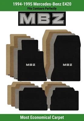 Lloyd Velourtex Front & Rear Mats for '94-95 Mercedes-Benz E420 w/MBZ Applique - Image 1 of 4
