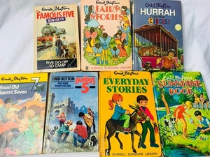 Enid Blyton Vintage Hardback Bundle 7 Books - Picture 1 of 1