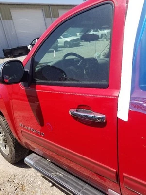 12 2012 CHEVY SILVERADO 1500 LS DOOR FRONT LEFT DRIVER RED CREW CAB Foto 1 de 4