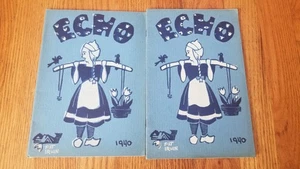 Indianola Echo Student Newspaper Columbus Ohio 2 Copies 1940 Pat Irwin - Picture 1 of 2