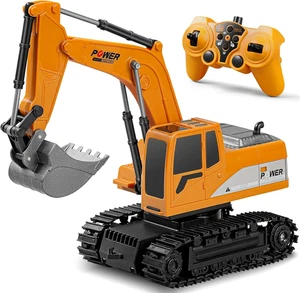 Escavatore Telecomandato per Bambini,Escavatori Radiocomandato Con Spalletta in  - Foto 1 di 12