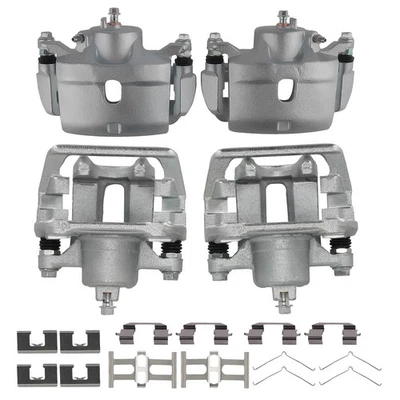 Pinzas de freno completas de 4 piezas para Honda Element 2003-2011 con herrajes 19-B2588 Foto 1 de 4