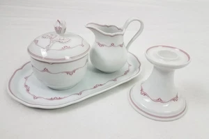 HUTSCHENREUTHER MARIA THERESIA MAINAU Michkännchen Zuckerdose Tablett Kerzenhalt - Bild 1 von 16