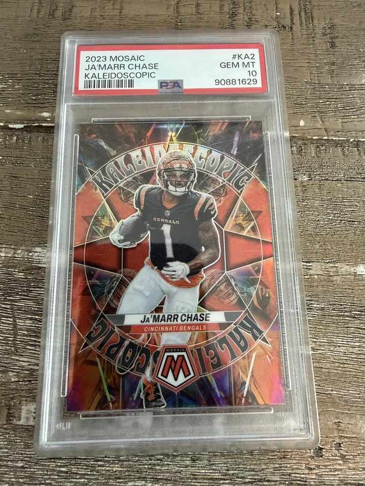 2023 Panini Mosaic JaMarr Chase Kaleidoscopic PSA 10 Gem Mint #KA-2 bengals - Image 1 of 2