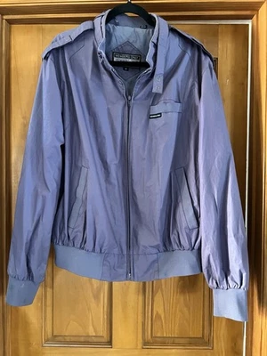 Chaqueta 3 Members Only 1X Gris Verde Púrpura Bombardero Retro Clásica De Colección Foto 1 de 4