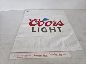Coors Light Golf Towel W/Grommet & Hook FREE SHIPPING - Picture 1 of 4