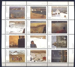 CANADA - 1984 - La pittura di Jean Paul Lemieux - Picture 1 of 1