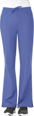Maevn Core Women 9026 Flare Leg Scrub Pants Elastic Drawstring Back Size XXS-XXL - Image 1 of 4