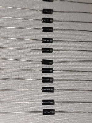 10 X DIODES 1N4007 1A  1000V 1n4007 diode lot de 10 - Photo 1/2