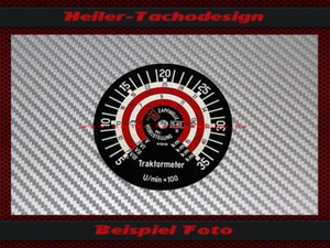 Tachoscheibe für Traktormeter Fahr D177 andere Skalierung VDO - Picture 1 of 1