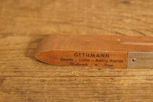 Antique Gethmann Gladbrook IA Adverting Leveling Tool - Picture 1 of 4