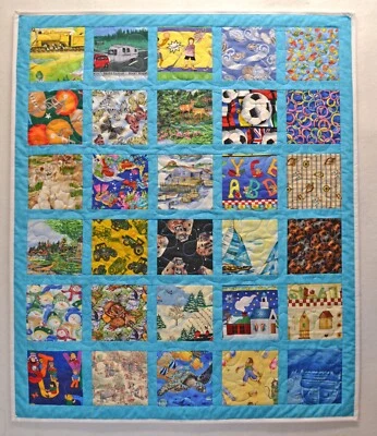 Edredón para bebé I SPY #5- 34" X 41" I SPY, edredón de pared, colcha para regazo, edredón para niños pequeños Foto 1 de 4