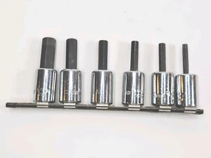 Husky 6 Pc Allen Socket Set 4,5,6,7,8,10 MM 3/8 Drive - Picture 1 of 9
