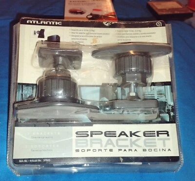 Atlantic Speaker Brackets Set of 2 Tilt Swivel Horizontal Vertical Mount - Image 1 of 2