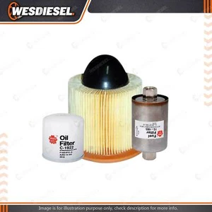 Filter Service Kit Oil Air Fuel for Ford Falcon FPV GT Pursuit BA BF Round Air - Picture 1 of 2