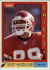 2003 Fleer Tradition Football #178 Tony Gonzalez