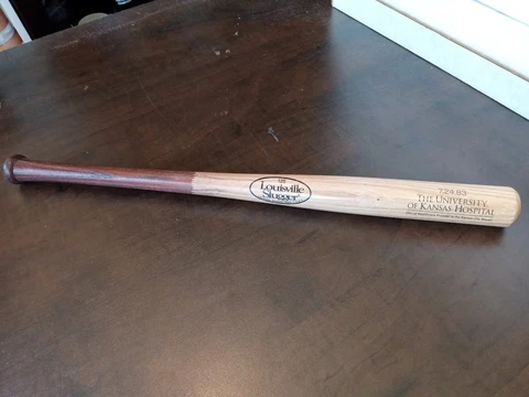 The University Of Kansas Hospital 125 Louisville Slugger Mini Bat Cover